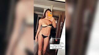 Fabrizia Santarelli di instagram davvero sexy in costume